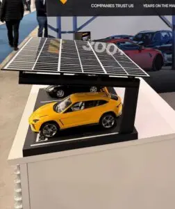 Makieta wiaty wykonana przez Drukex