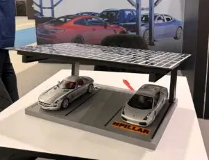 Makieta wiaty wykonana przez Drukex