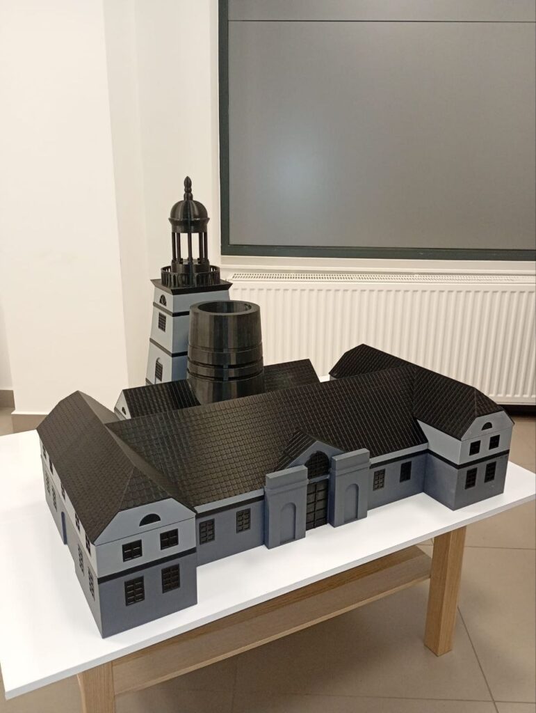 architektoniczna makieta 3d asa ekspozycja zewnetrzna